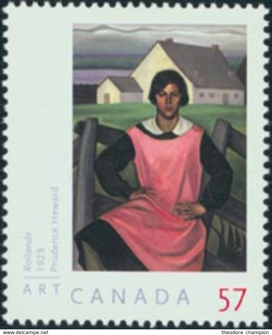 CANADA Art 2010-Prudence Heward 1v Neuf ** MNH - Neufs