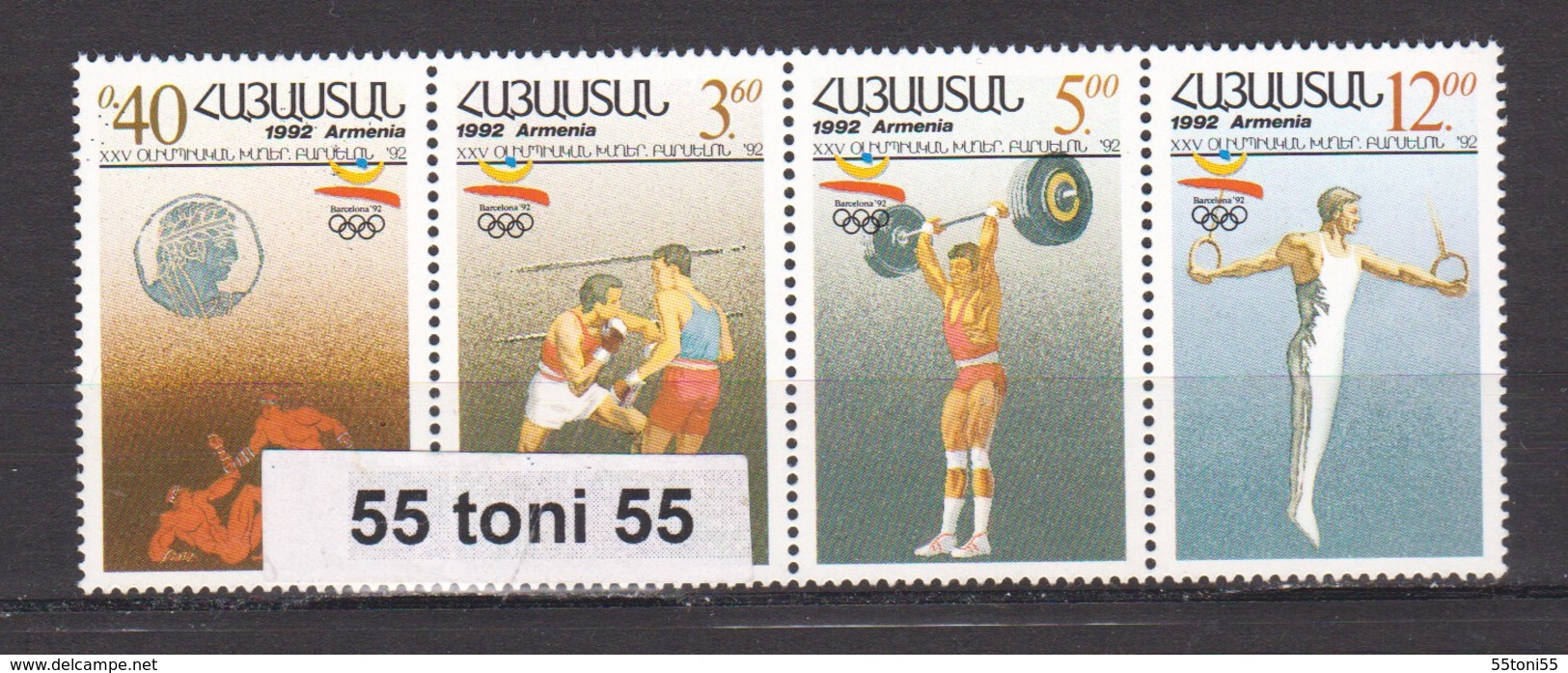 1992 Sport XXV Olympic Games In Barcelona 4v.-MNH  ARMENIA - Verano 1992: Barcelona