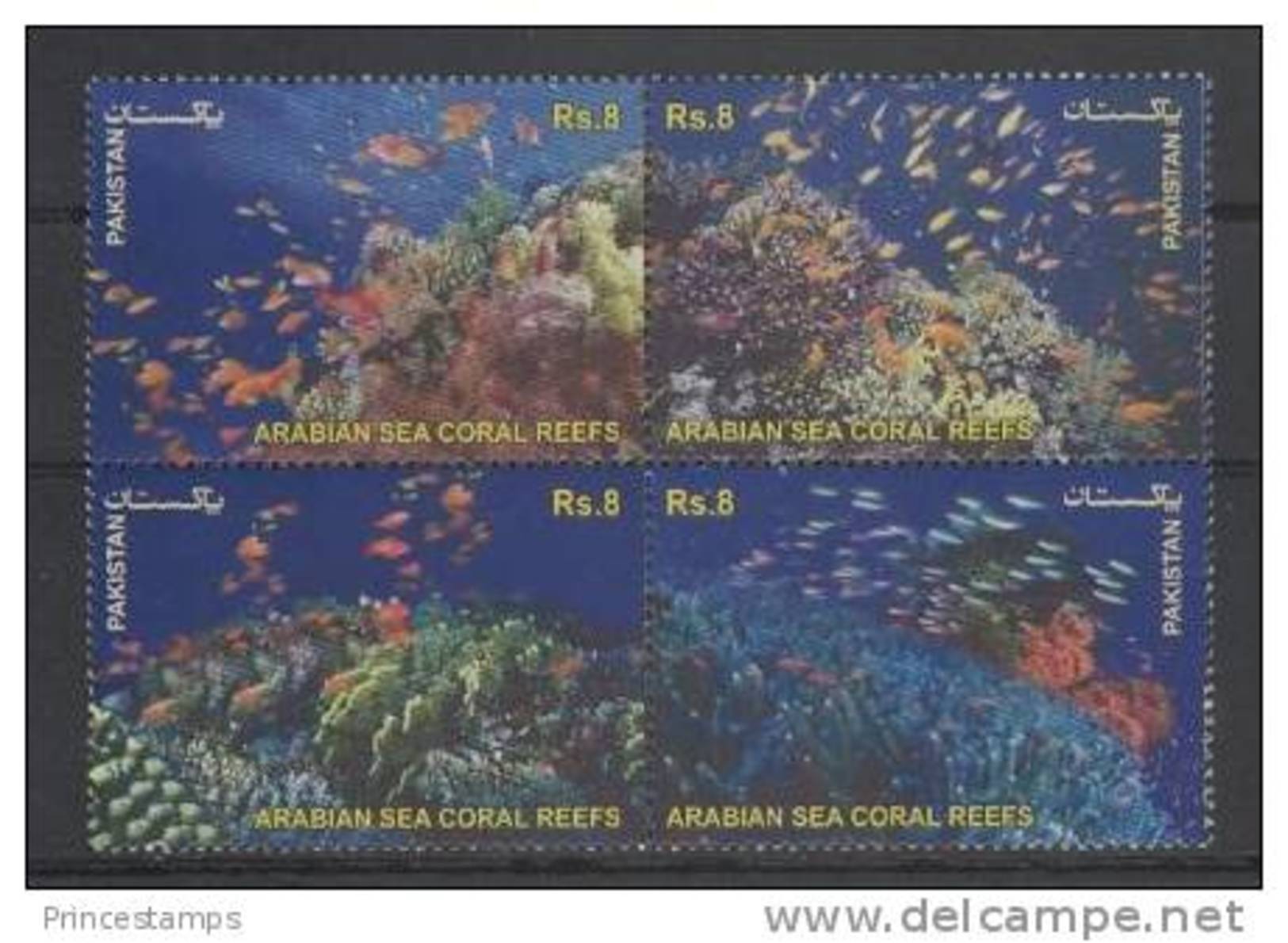 Pakistan (2012)  - Set  -   /  Marine Fauna - Fauna Marina - Fishes - Poissons - Coral Reefs - Marine Life