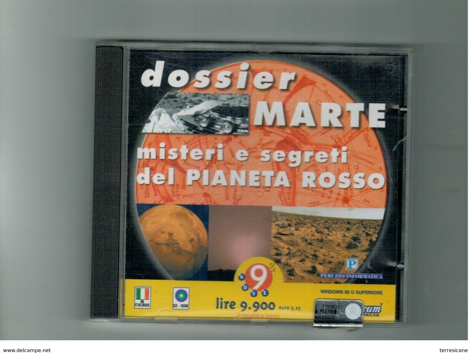 CD ROM DOSSIER MARTE MISTERI E SEGRETI DEL PIANETA ROSSO PERUZZO - CD