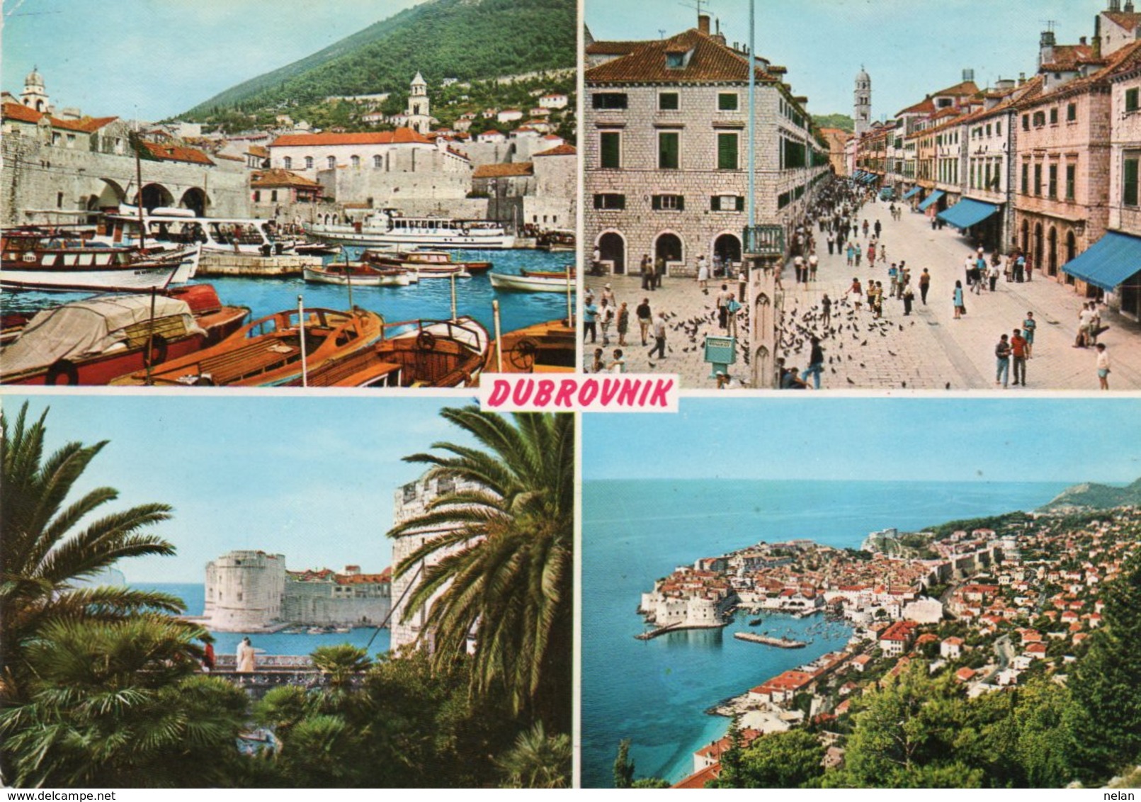 DUBROVNIK-VIAGGIATA 1974   FG - Croazia