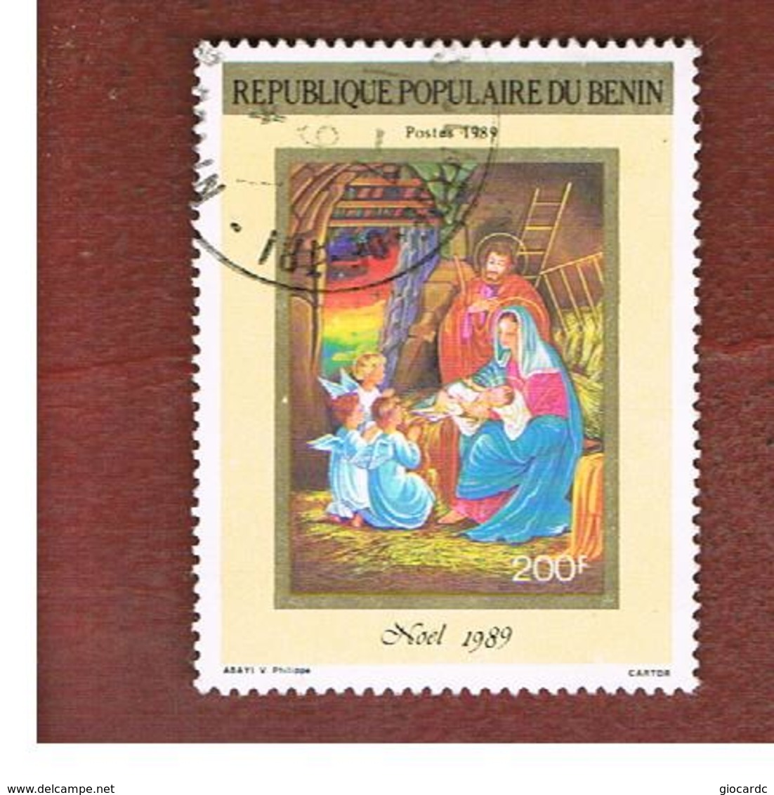 BENIN  - SG 1119 - 1989 CHRISTMAS   - USED ° - Benin – Dahomey (1960-...)