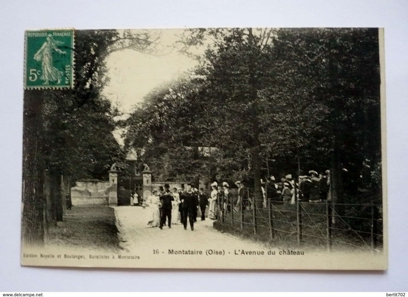 60 - MONTATAIRE - L'avenue Du Chateau - Cortège- Défilé Mariage - Montataire