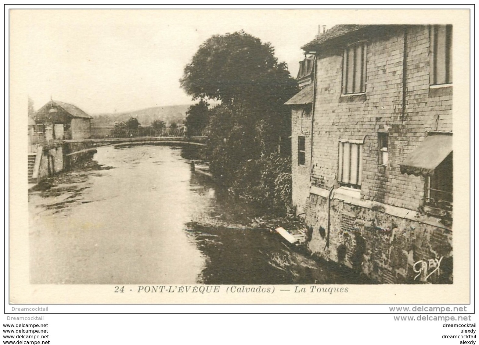 14 PONT-L'EVÊQUE. La Touques 24 - Pont-l'Evèque