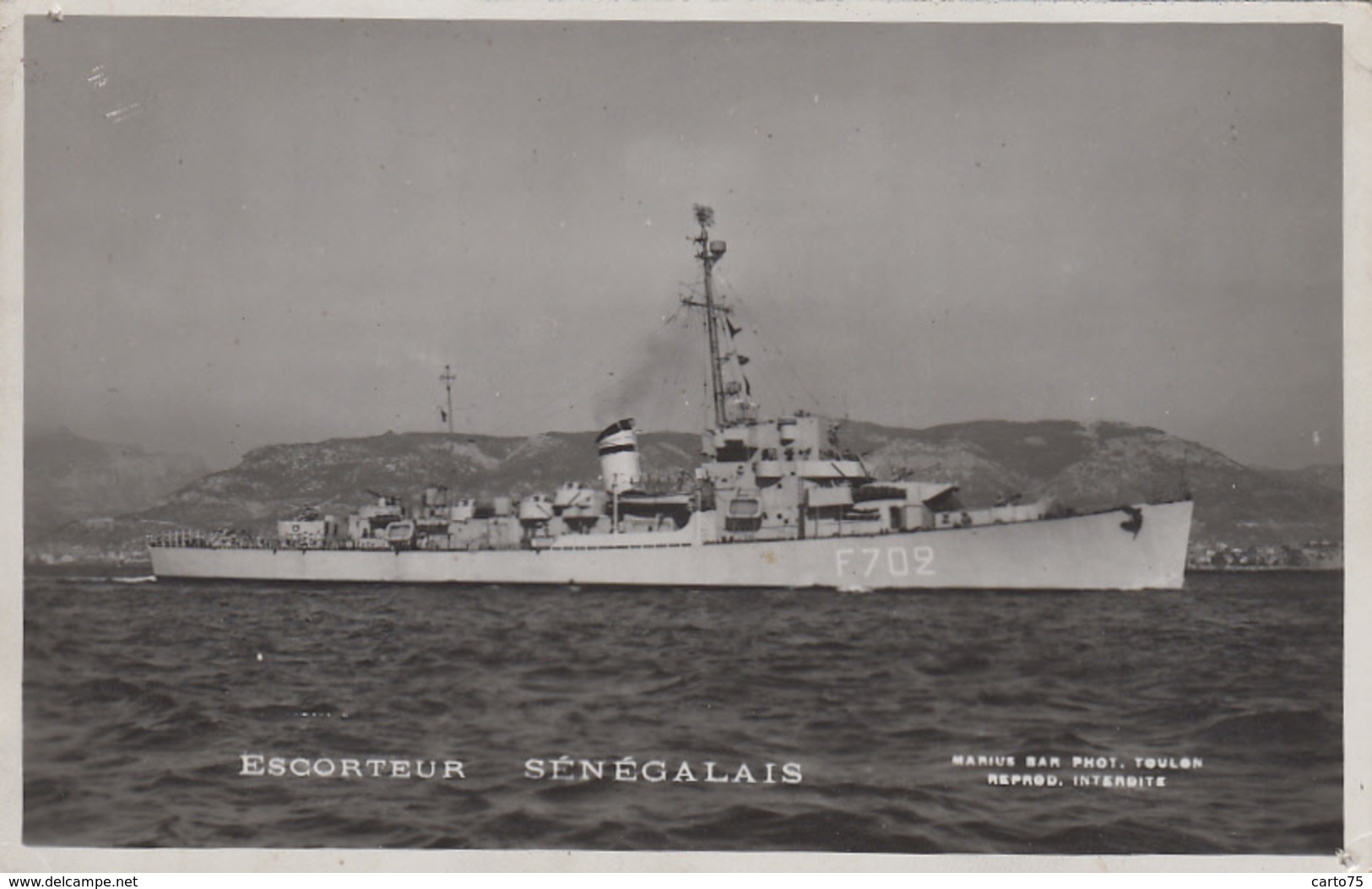 Transports - Bâteaux - Guerre - Marine Nationale - Navire Escorteur Sénégalais - Colson Toulon - Guerra