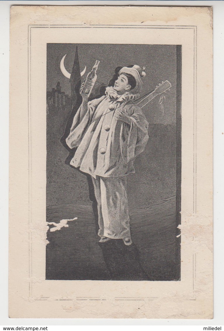 CC 069 /  CHAMBERY  /  COMOZ  , Inventeur Du Vermouth Blanc, Le " PIERROT " De COMOZ (noir Et Blanc) - Chambery