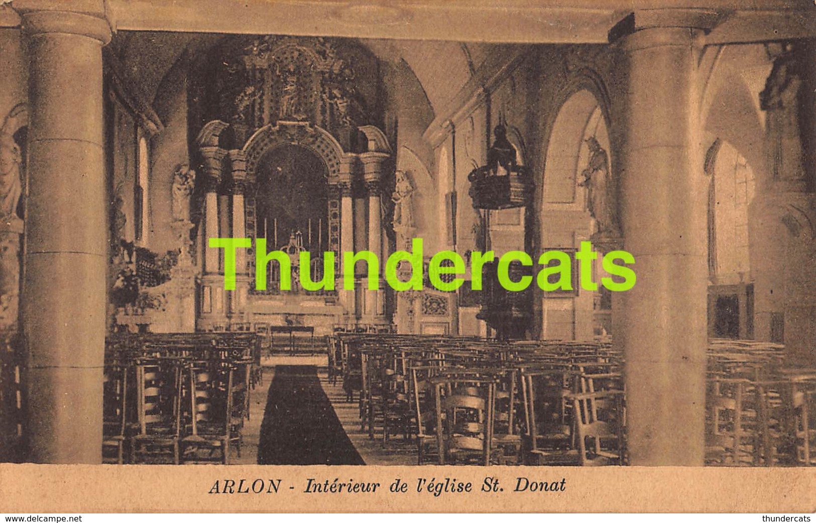 CPA ARLON INTERIEUR DE L'EGLISE  ST DONAT - Aarlen