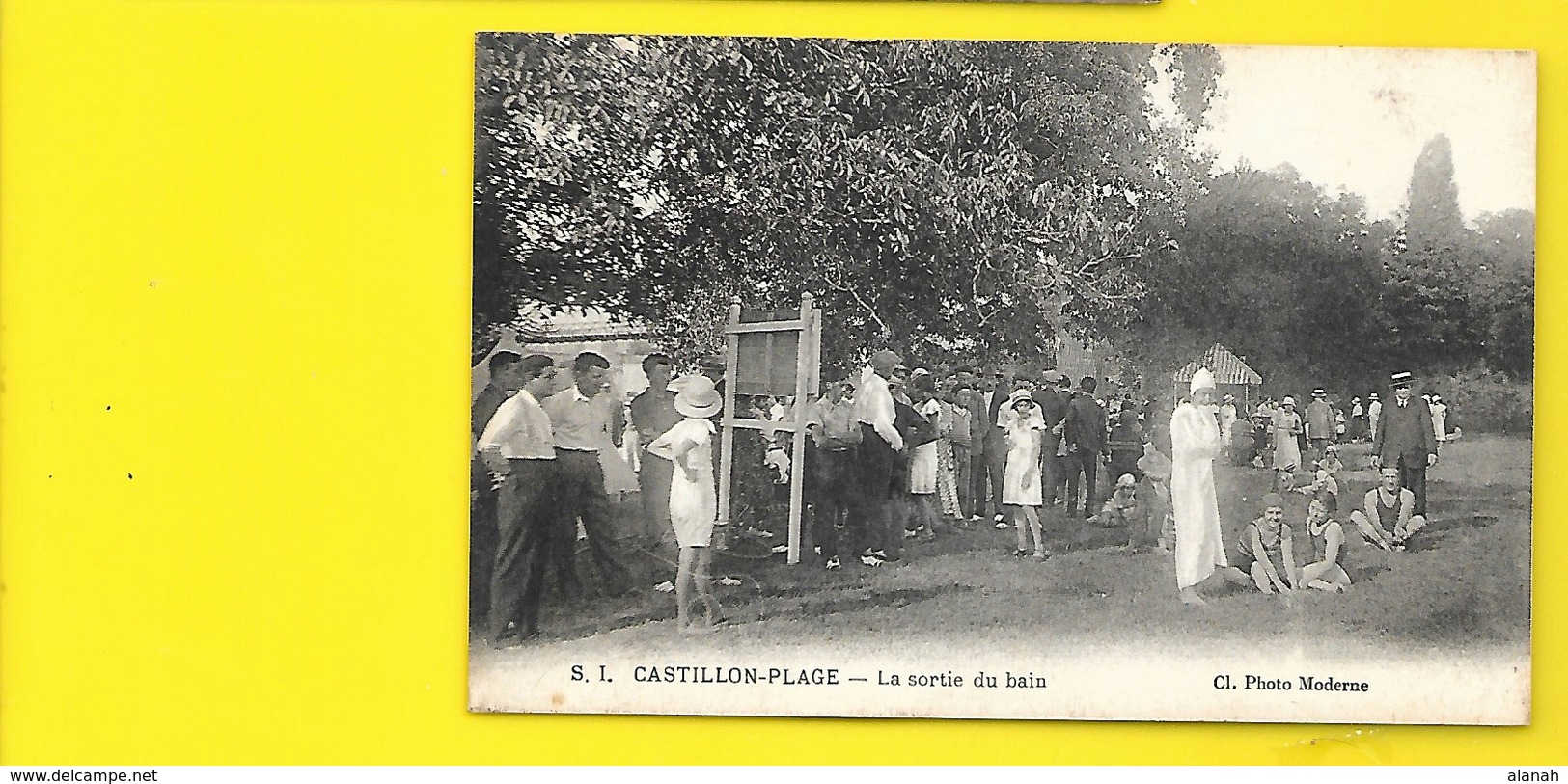 CASTILLON-PLAGE La Sortie Du Bain (Photo Moderne) Gironde (33) - Other & Unclassified