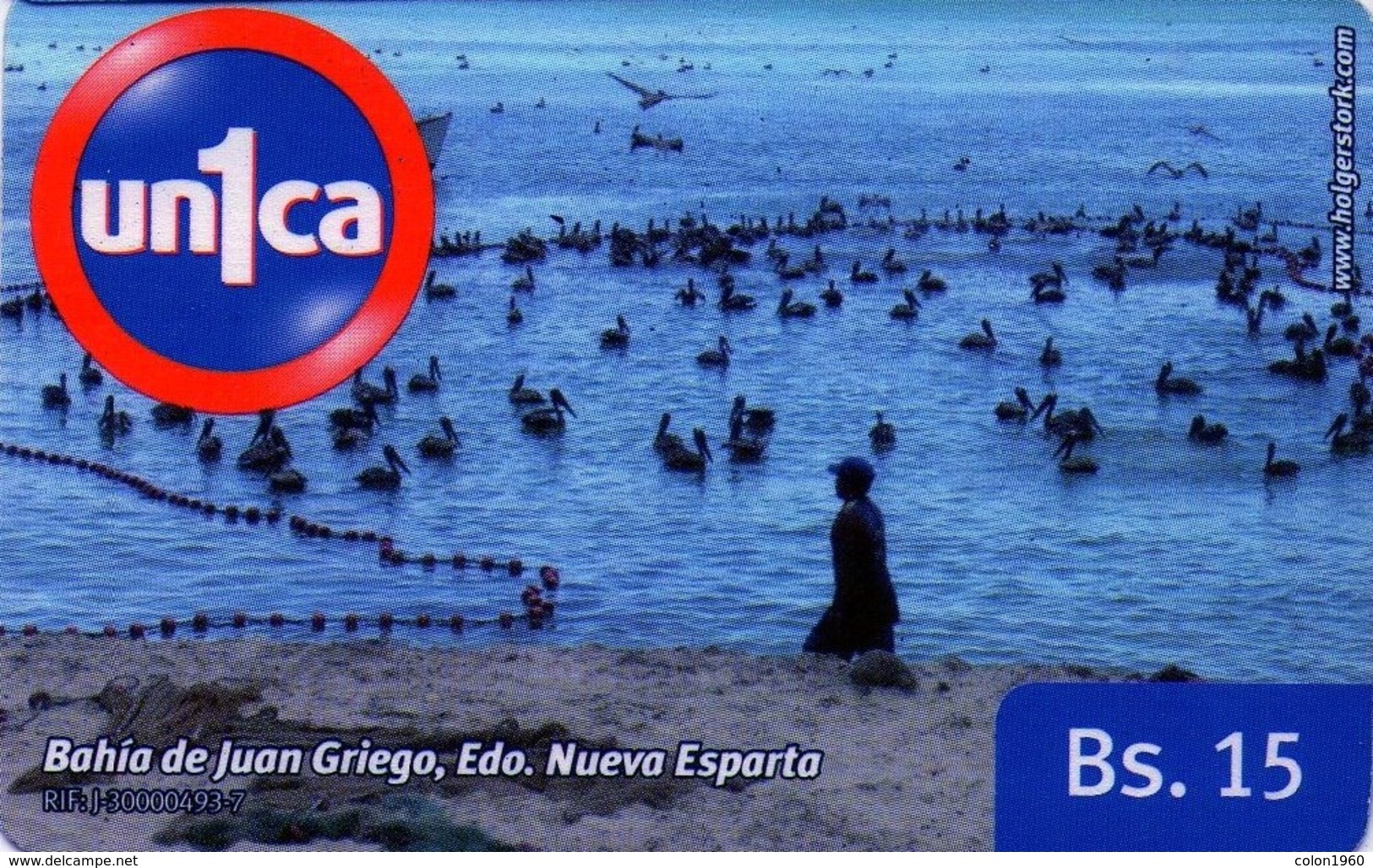 VENEZUELA, GSM-RECARGA. Bahía De Juan Griego, Edo. Nueva Esparta. CI100901, VE-UNICA-C-100901. (264) - Venezuela