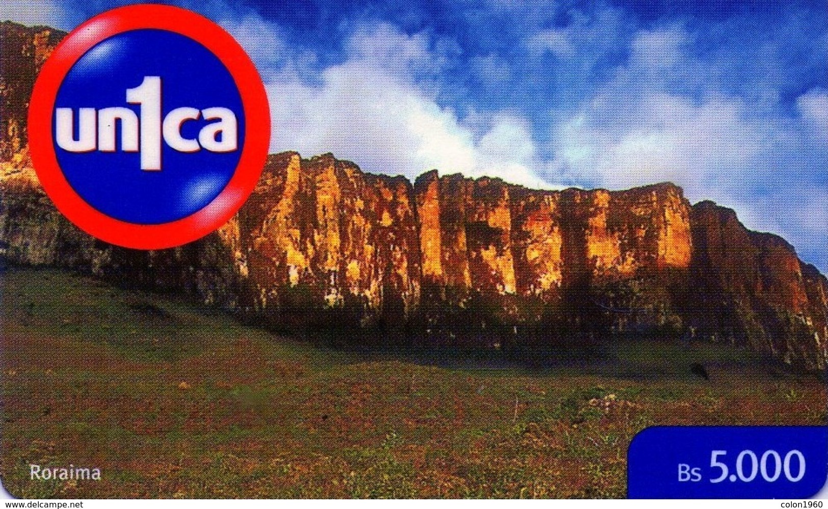 VENEZUELA, GSM-RECARGA. Roraima, UNI1-0261. (266) - Venezuela