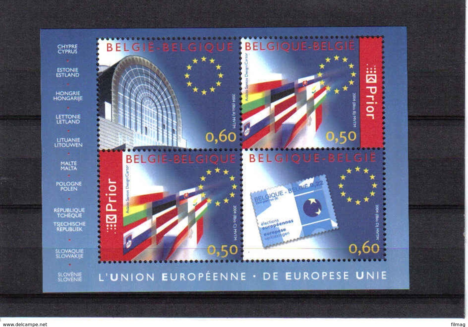 BLOK 110 Europese Unie 2004 POSTFRIS** - 1961-2001