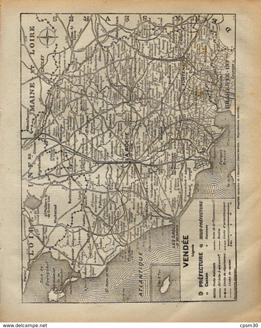 ANNUAIRE - 85 - Département Vendée - Année 1942 - édition Didot-Bottin - 36 Pages - Annuaires Téléphoniques