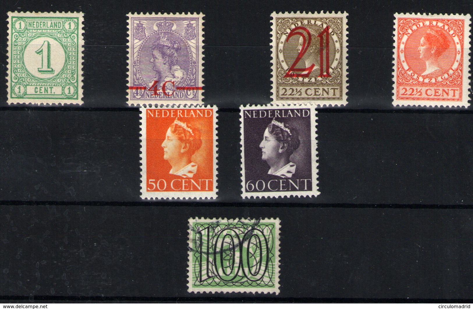 Holanda Nº 31, 98, 272, 317, 440/1, 362 - Unused Stamps