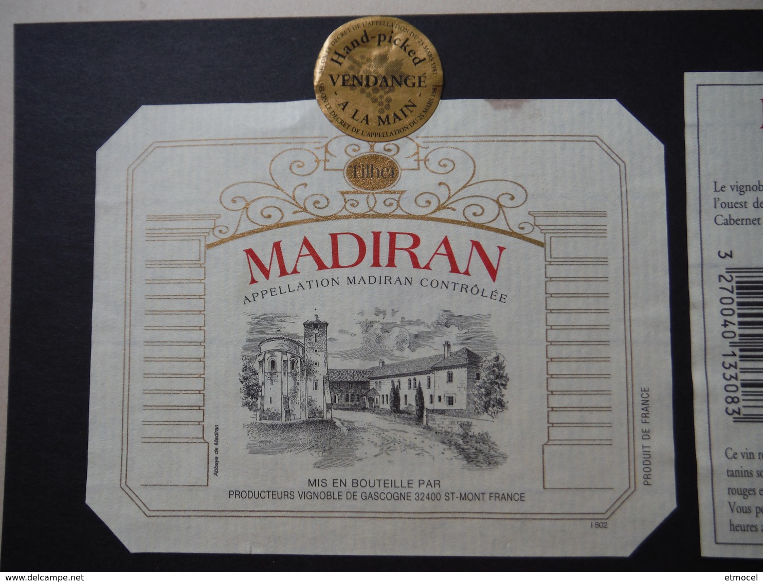 Madiran Terroirs De Tilhet 2003 - Producteurs Vignoble De Gascogne à St Mont - Madiran