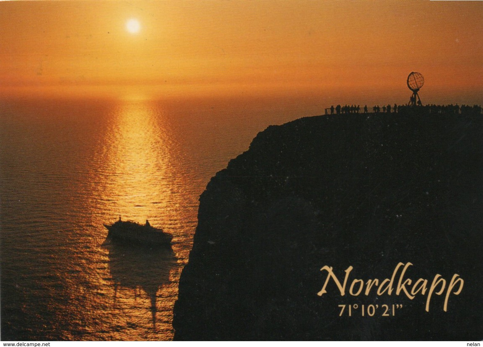 NORGE NORDKAPP Europas Nordligste Punkt 71° 10' 21" N NORTH CAPE -  VIAGGIATA    FG - Norvegia