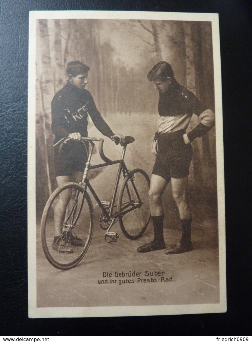 Um 1910 Presto Fahrrad Gebrüder Suter Schweiz Cyclisme Radrennen Radsport  Cycling Velo Wielrennen - Cyclisme