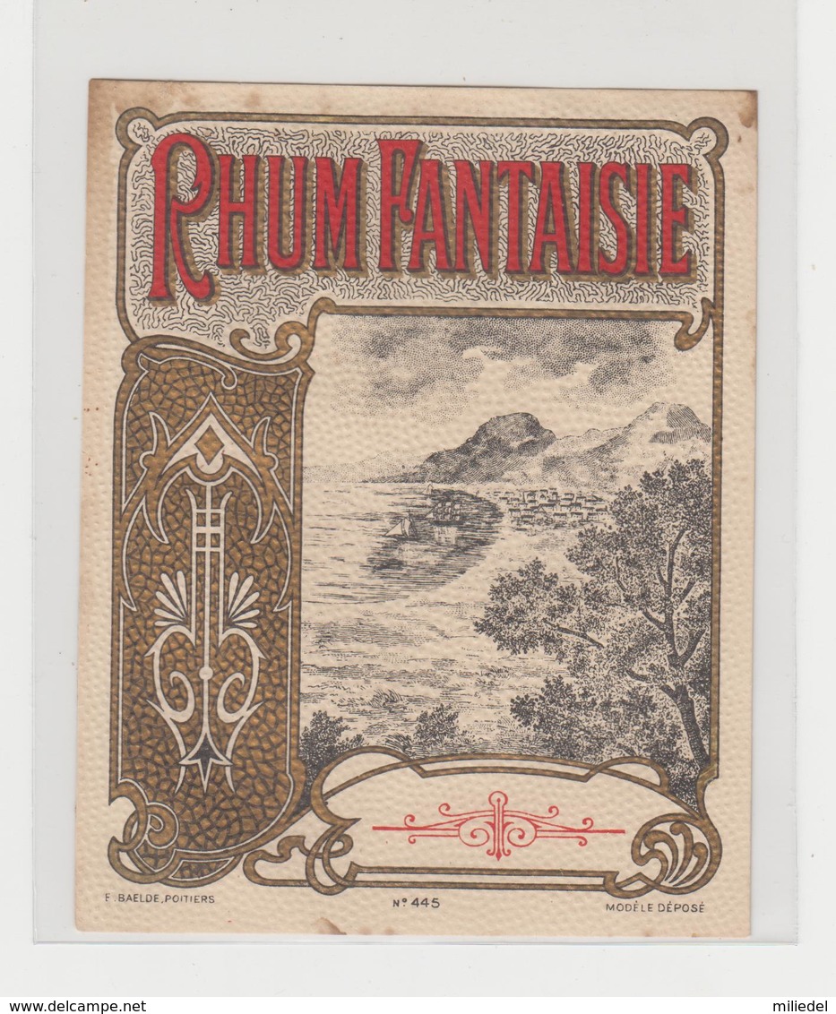 ET  003 /   RHUM  FANTAISIE   / - Rhum