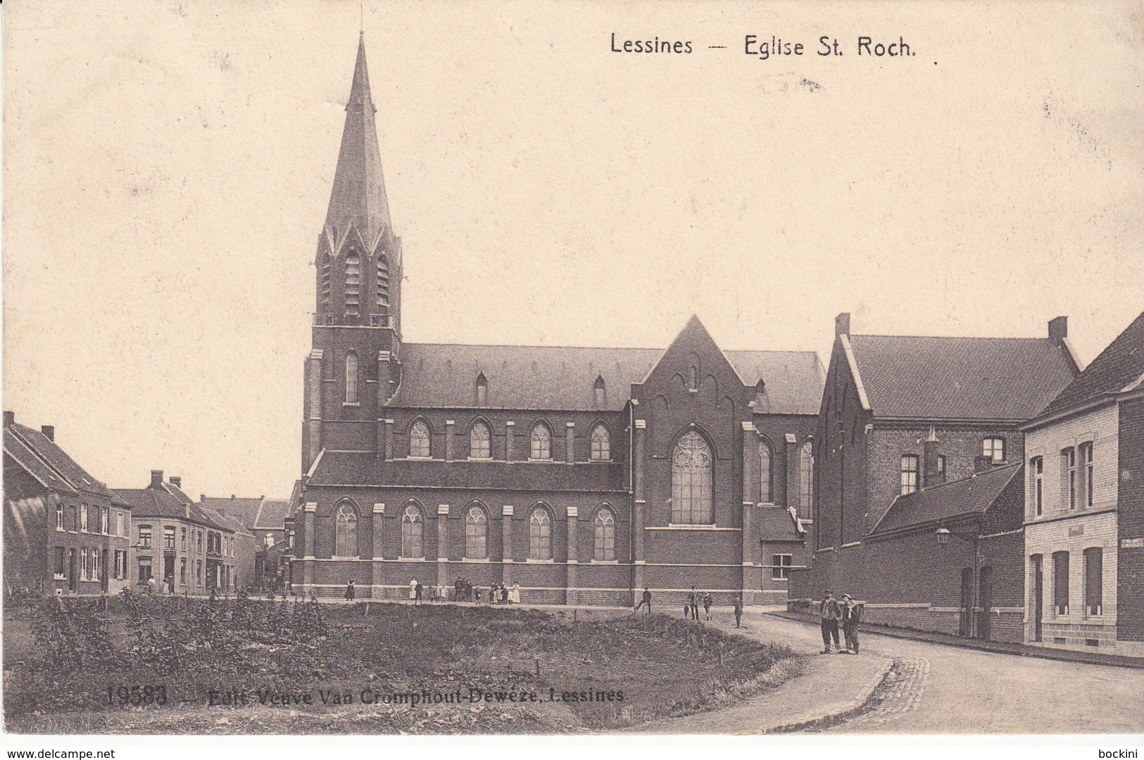 Lessines - Eglise St. Roch - Très Belle Carte  - état Voir Scan. - Soignies