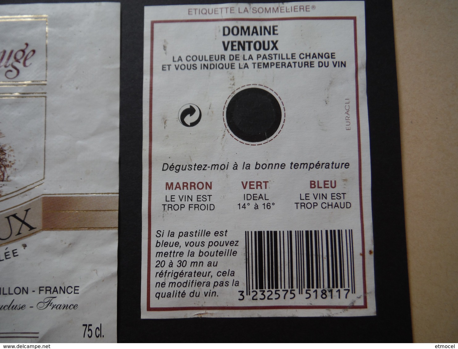 Côtes Du Ventoux Domaine Du Coulet Rouge 1994 - GAEC Du Coulet Rouge à Roussillon - Côtes Du Ventoux