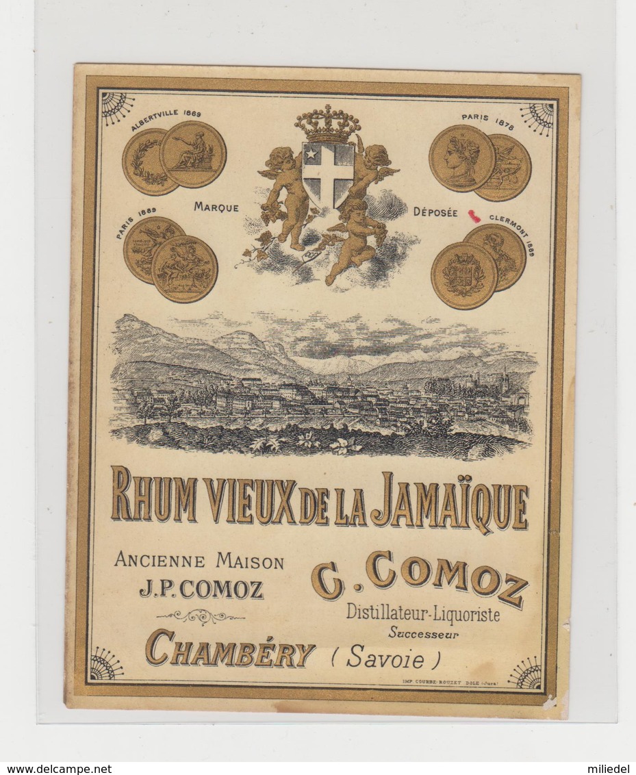 ET  008 /  RHUM  VIEUX DE LA JAMAIQUE  / Par : C . COMOZ  , CHAMBERY  ( 73 ) Savoie - Rhum