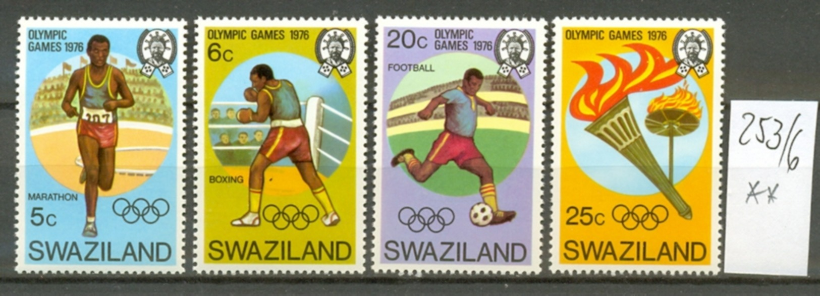 SWAZILAND - 253/6  Olymp. Spiele  Kpl.Ausg. Postfrisch - Swaziland (1968-...)