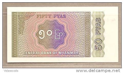 Myanmar - Banconota Non Circolata Da 50 Pyas P-68 - 1994 - Myanmar