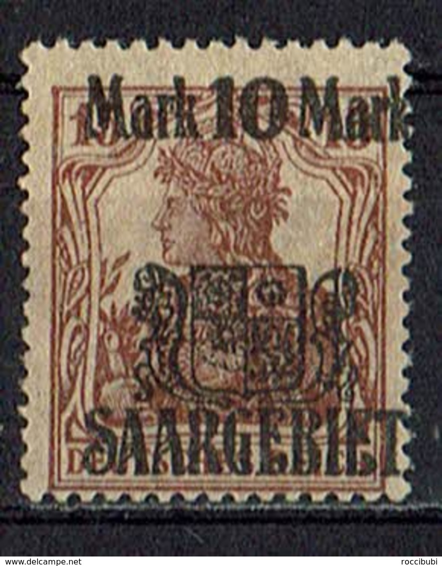 Saargebiet 1921 // Mi. 52 * - Unused Stamps