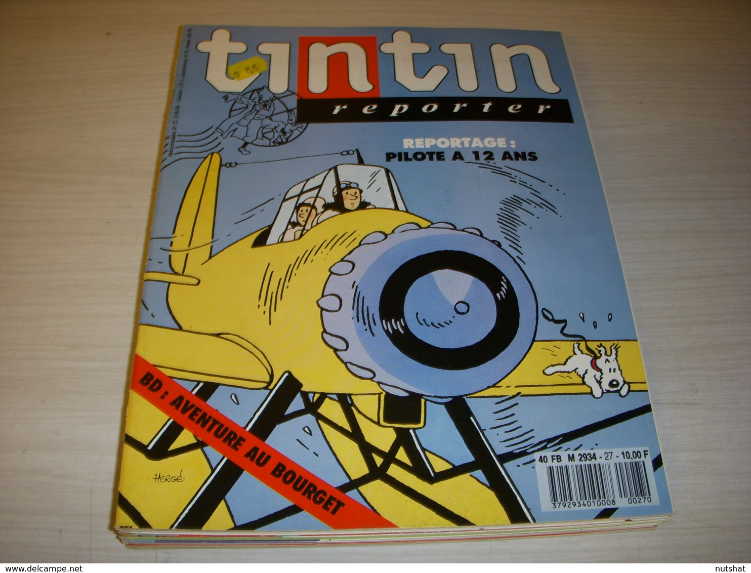 TINTIN REPORTER 27 09.06.1989 SALON AVIONS Du BOURGET La FORET AMAZONIENNE - Tintin