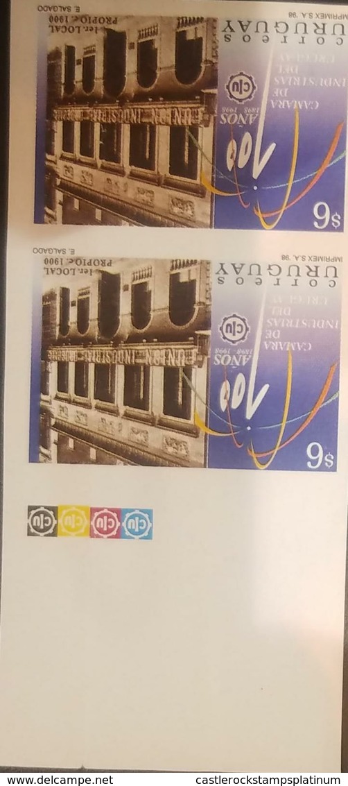 O) 1998 URUGUAY, IMPERFORATED, CHEMBER OF INDUSTRIES  -SC 1756- ARCHITECTURE -BUILDING, MNH - Uruguay