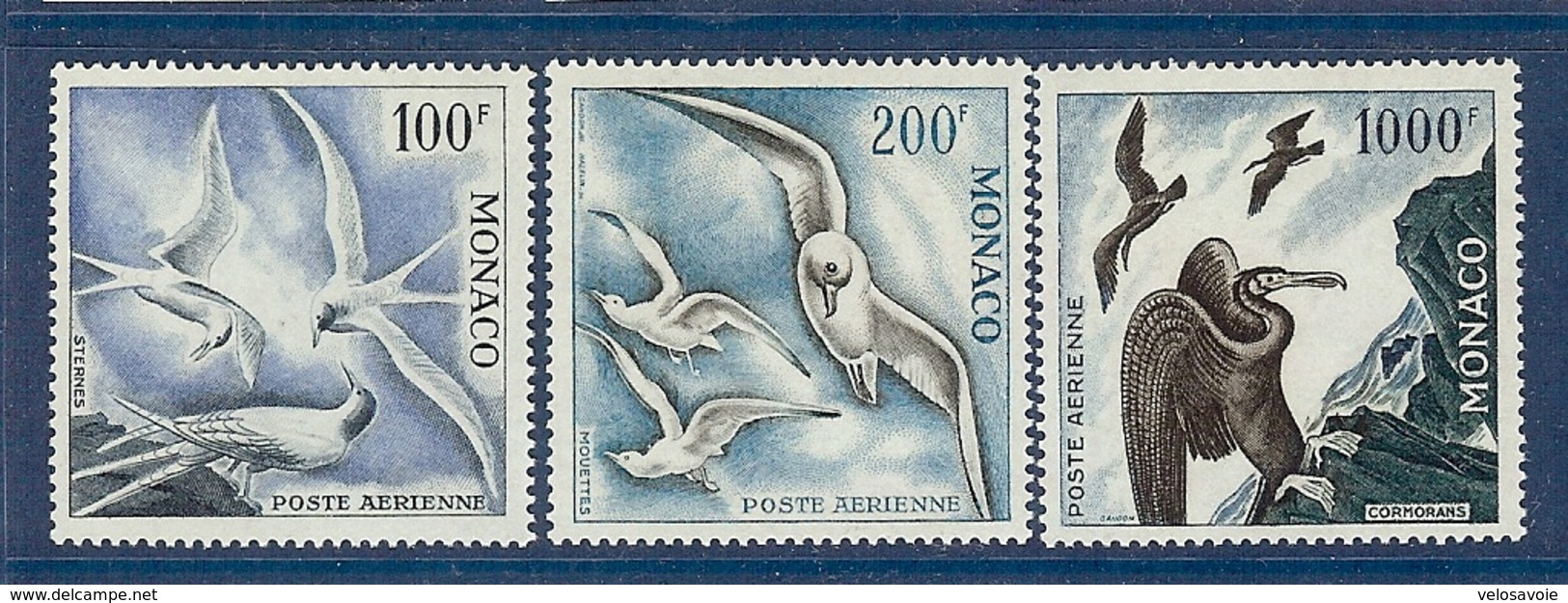 PA 66/68 SERIE DES OISEAUX DENTELEE 13 ** - Poste Aérienne