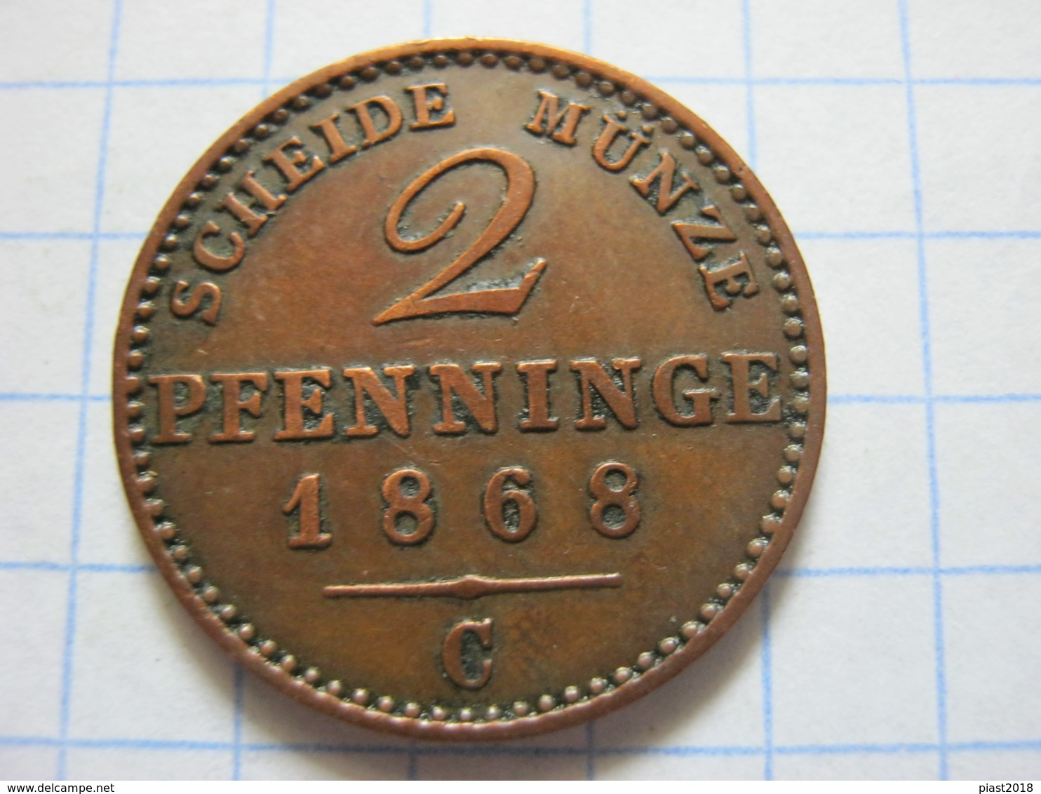 Prussia 2 Pfenninge 1868 (C) - Piccole Monete & Altre Suddivisioni