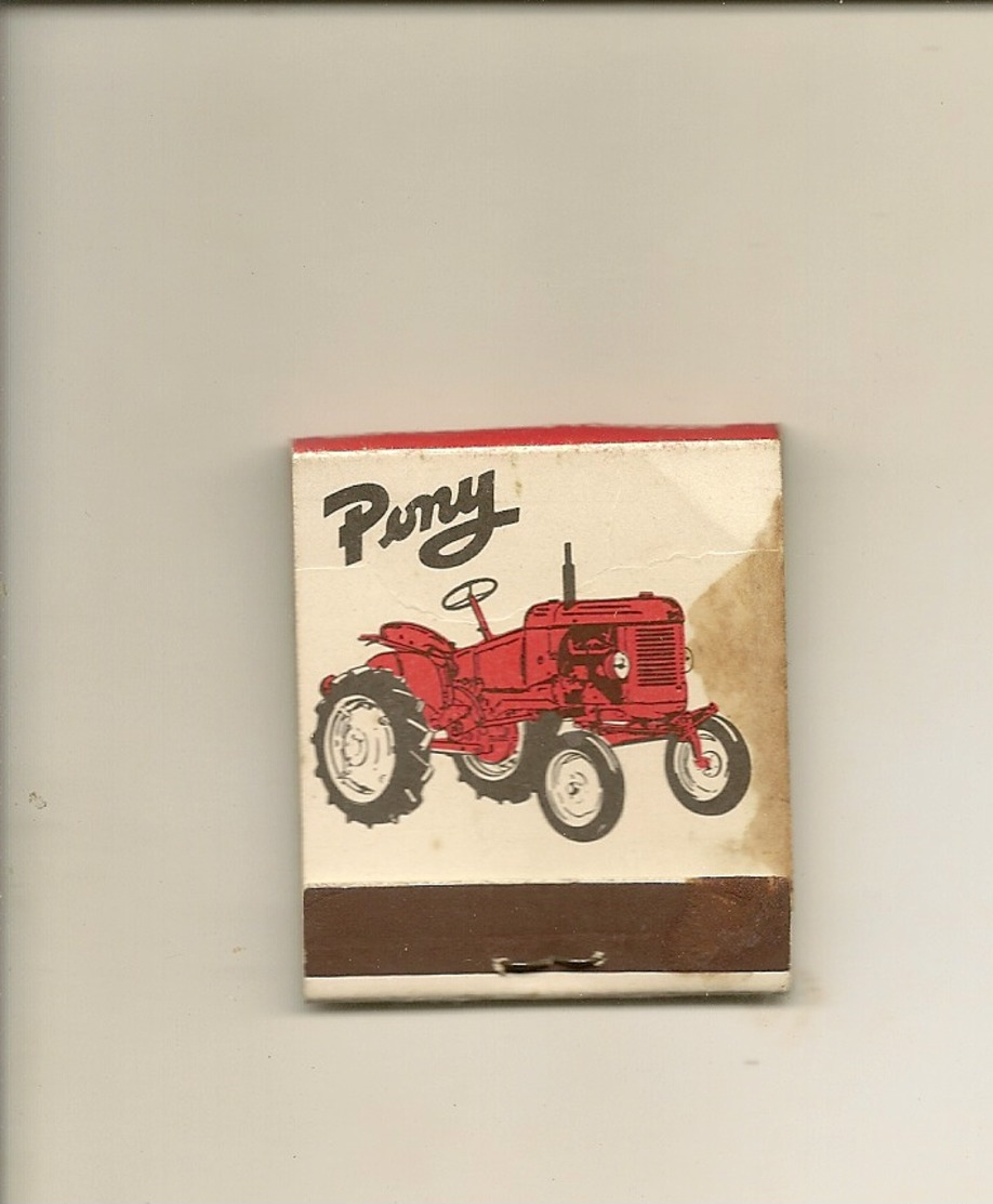 Pochette Allumettes LASTAR De 1955 Neuve Et Pleine:Tracteurs PONY Et FERGUSON - Boites D'allumettes