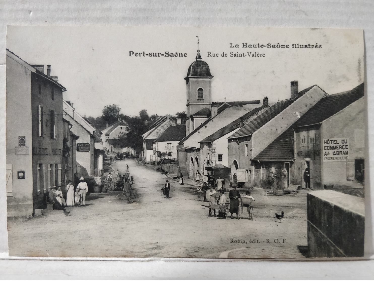 Port Sur Saone. Rue De Saint-Valère. Animée. Hôtel Du Commerce - Otros & Sin Clasificación