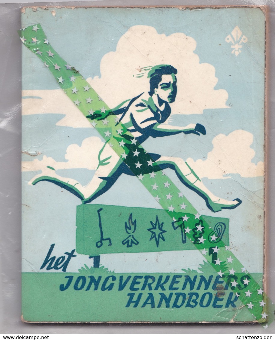 Het Jongverkenners Handboek, Scoutisme, V.V.K.S. 1957, 166blz. Scouts, Jeugdbeweging, Verkenners - Pratique