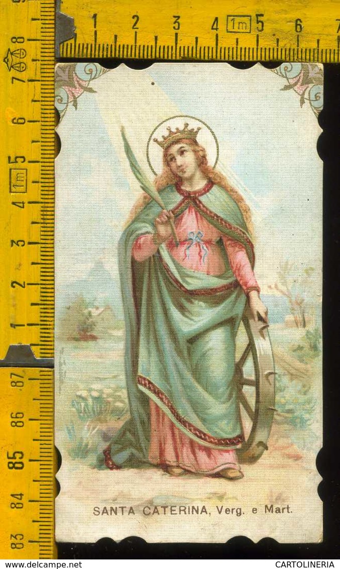 Santino Santa Caterina Vergine E Martire - Santini