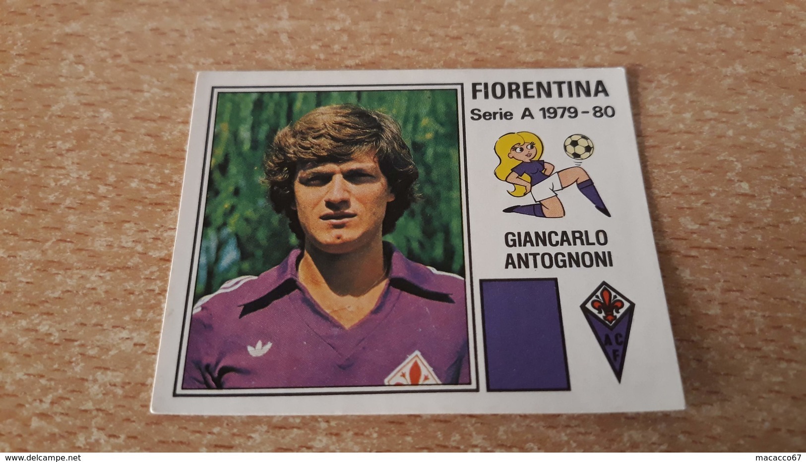 Figurina Calciatori Panini 1979/80  -  Antognoni Fiorentina - Edizione Italiana