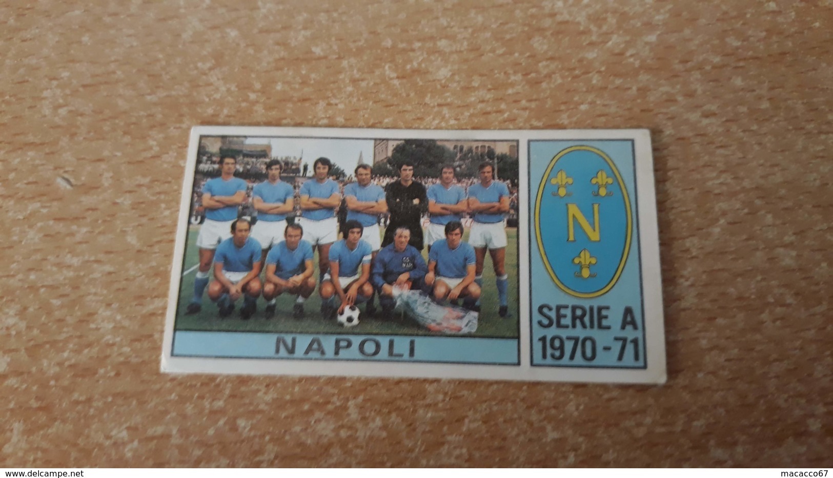 Figurina Calciatori Panini 1970/71 - Squadra Napoli - Edizione Italiana