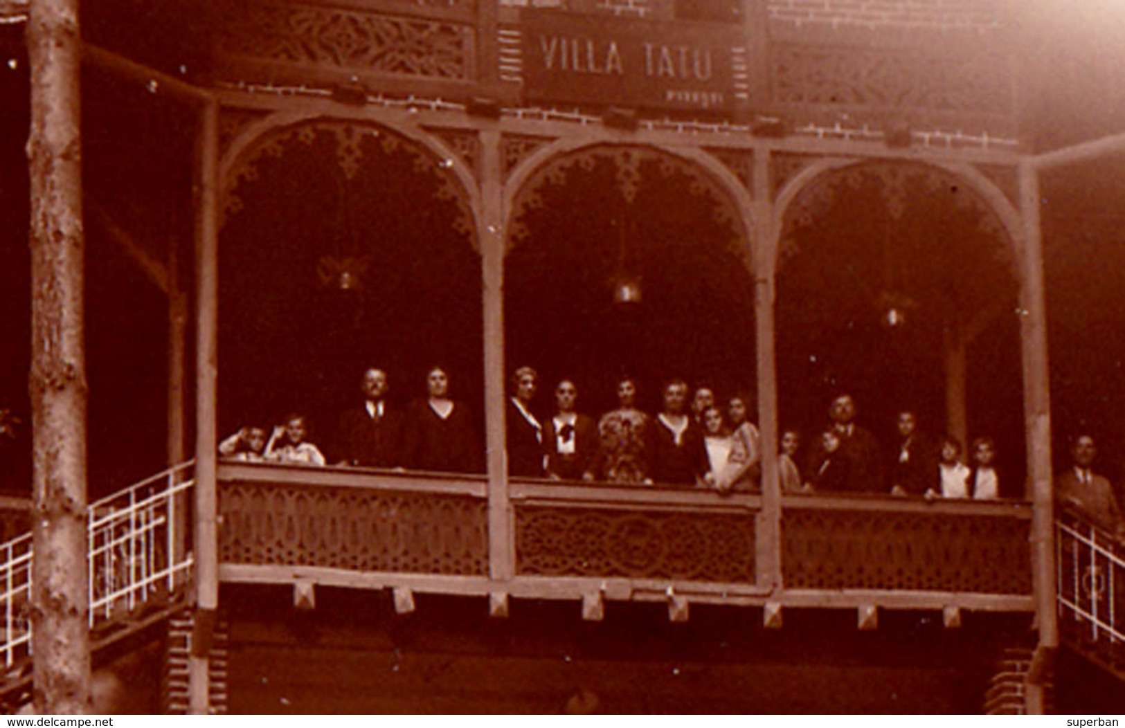 VILLA TATU - PITESTI : CASA Din DAVIDESTI - CARTE VRAIE PHOTO / REAL PHOTO POSTCARD ~ 1930 - '935 - RRR !!! (ac566) - Roumanie