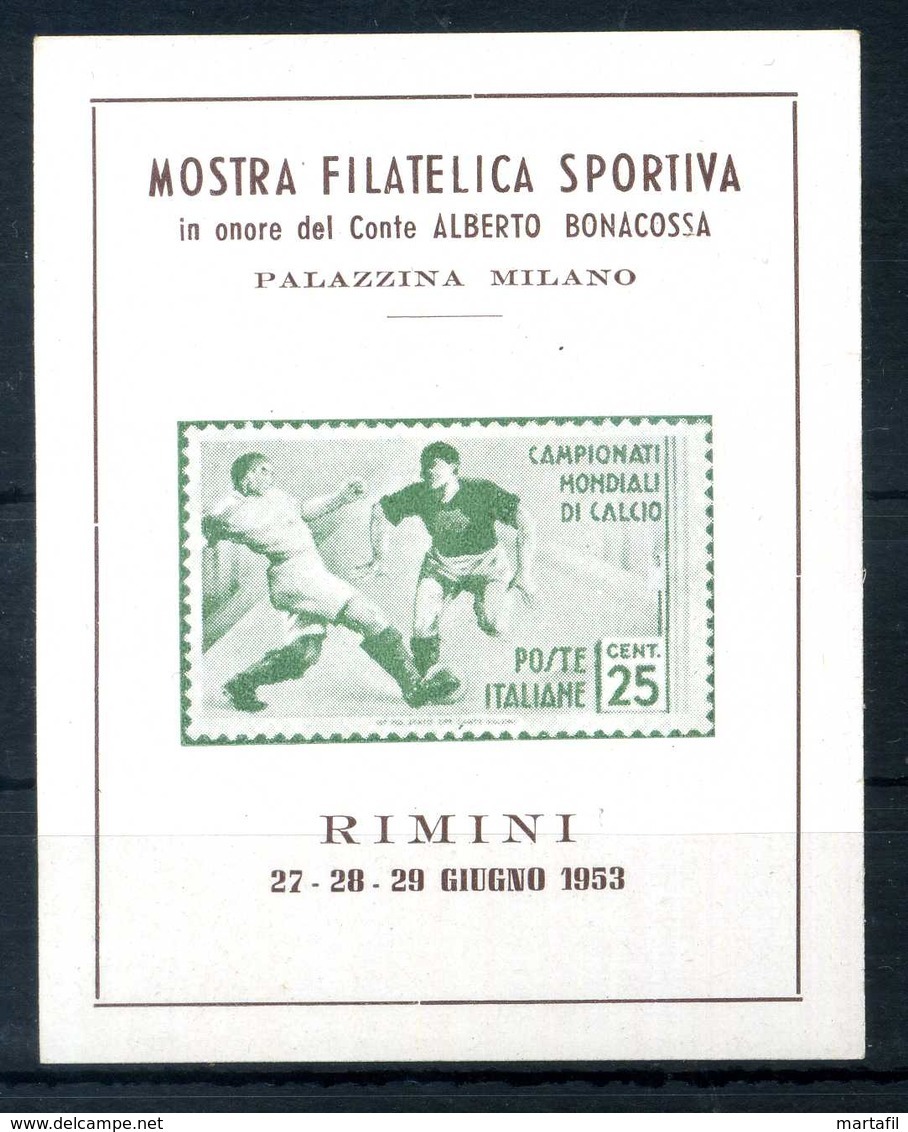 ERINNOFILIA / Mostra Filatelica Sportiva - Erinnofilia