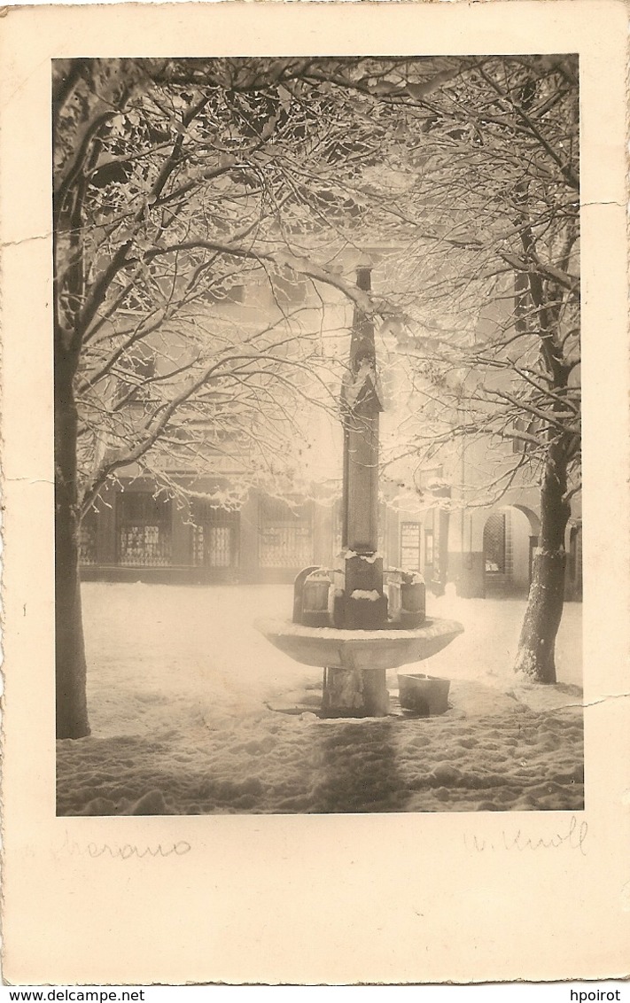 MERANO - Foto Cartolina - NEVICATA - FORMATO PICCOLO - VIAGGIATA 1933 - (rif. I43) - Merano