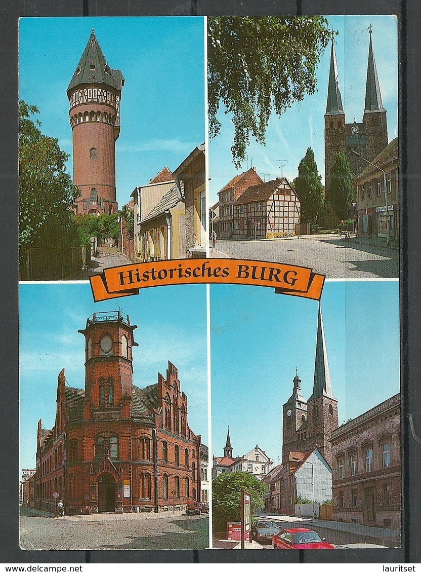 Deutschland BURG , Gesendet 1998, Mit Briefmarke - Burg