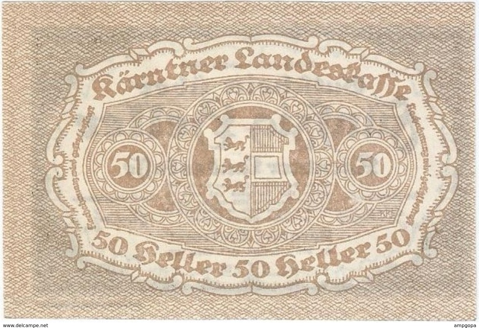 Austria (NOTGELD) 50 Heller Kärntner 1-3-1920 Kon 427 3 UNC Ref 3597-1 - Austria