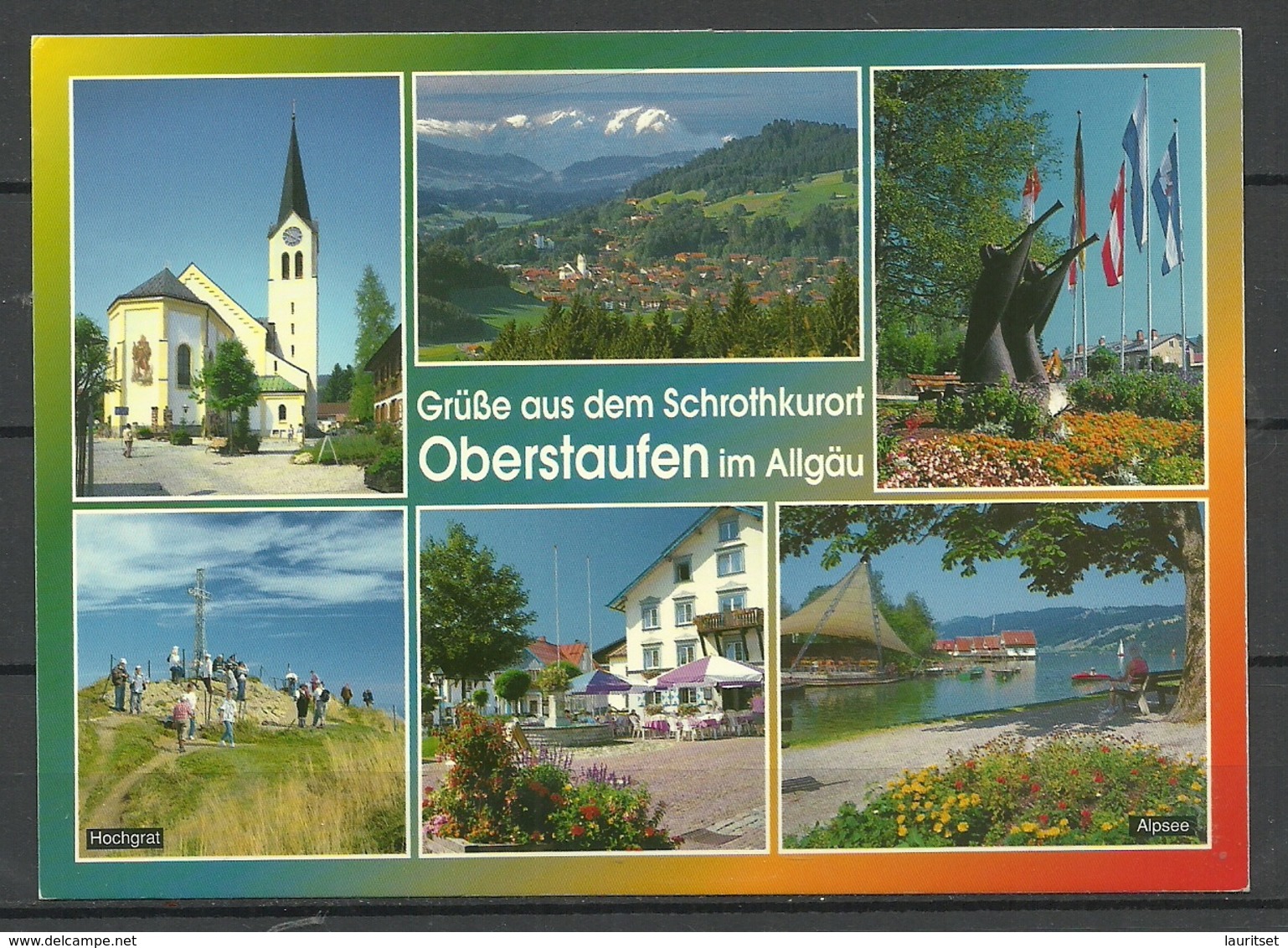 Deutschland OBERSTAUFEN Im Allgäu Schrothkurort, Gesendet 2007, Mit Briefmarke - Oberstaufen