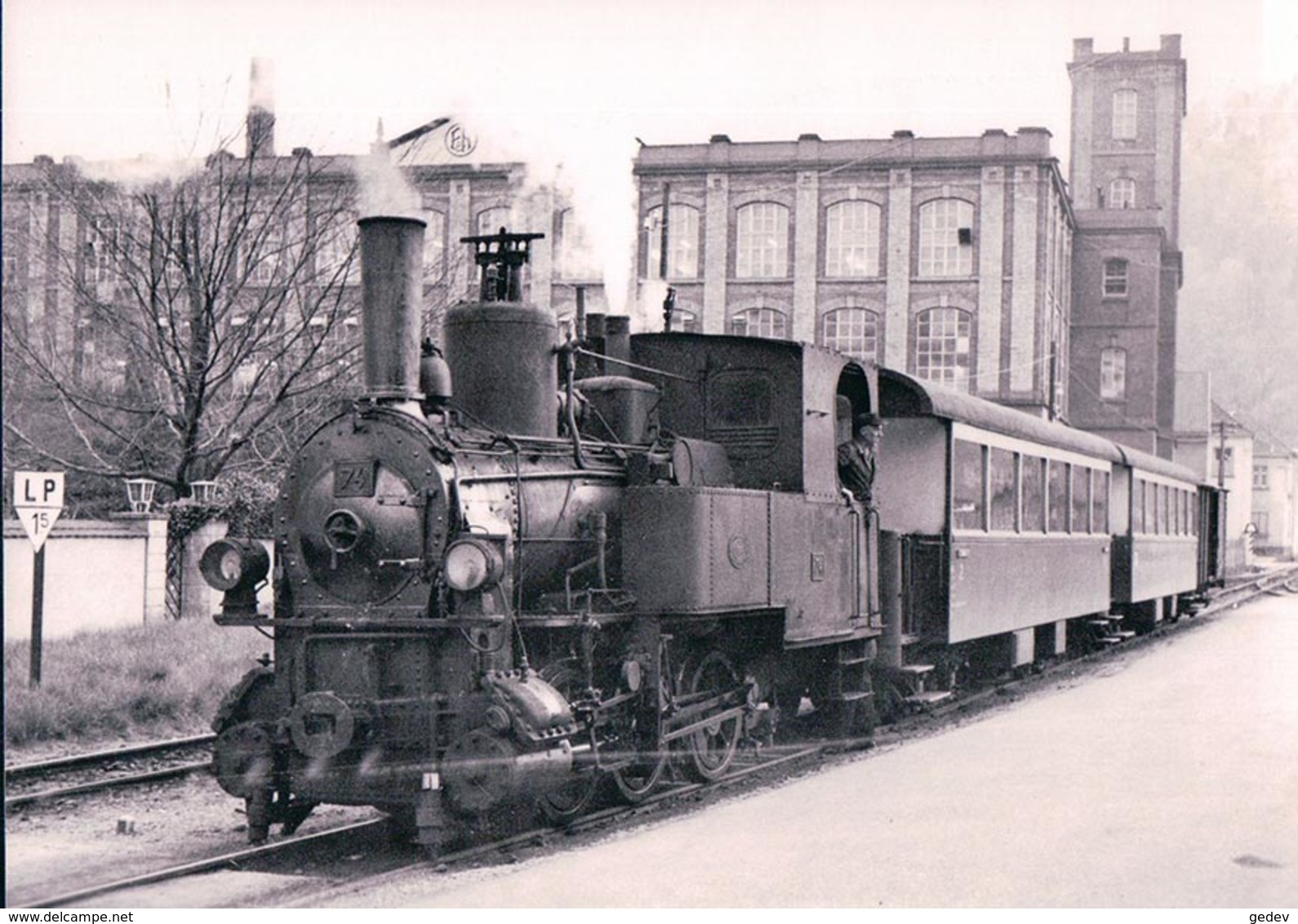 Allemagne, Mitteldeutsche Eisenbahn Gesellschaf, Personenzug In Zell, Photo 1962 BVA, MEG 546.2 - Zell