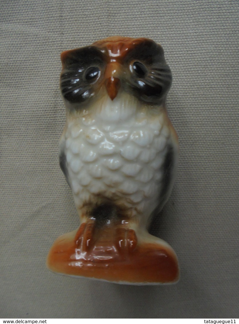 Vintage - Statuette De Chouette Hibou En Céramique - Tiere