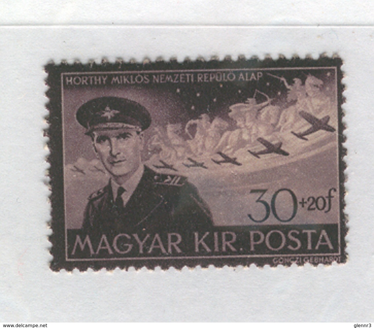 HUNGARY 1943 Stephen Horthy-Natl. Aviation Fund, Scott Catalogue No(s). B170 - Ongebruikt