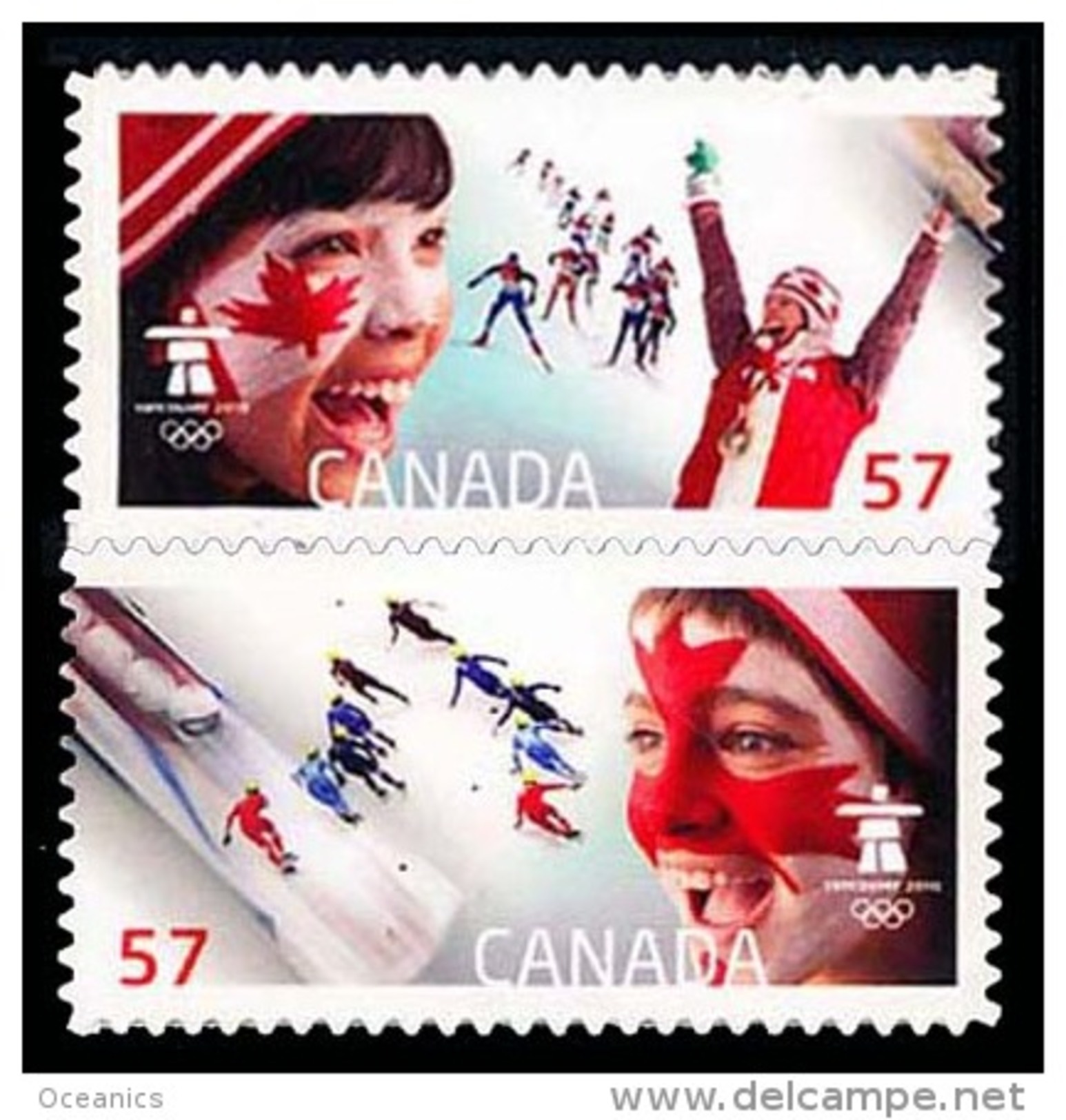 Canada (Scott No.2375ai - Jeux Olympiques / 2010 / Winter Olympics) (**) NOTE - Neufs