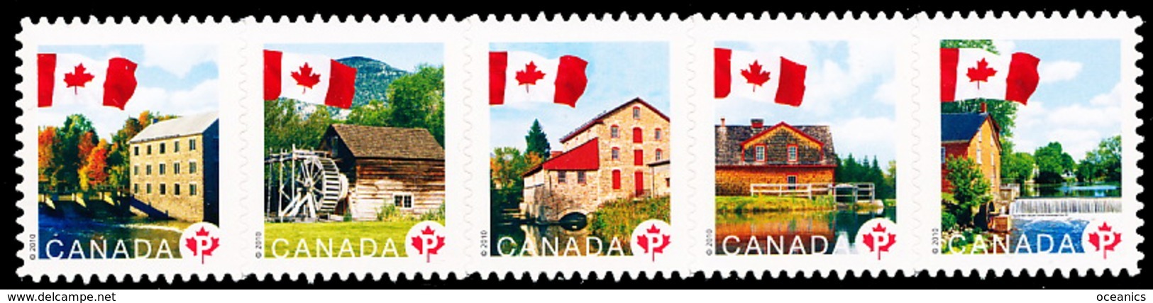Canada (Scott No.2355a - Timbres Permanants / Permanant Stamps) (**) (P) Bande / Strip - Neufs