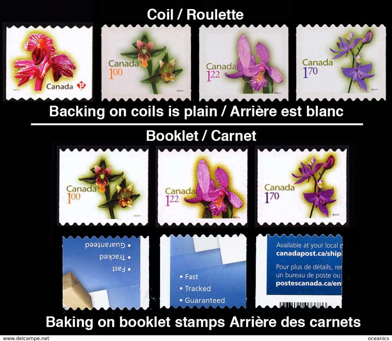 Canada (Scott No.2357i-64i - Orchidées / 1.00 / Orchids ) (**) Booklet And Coils - NOTE - DC - Neufs