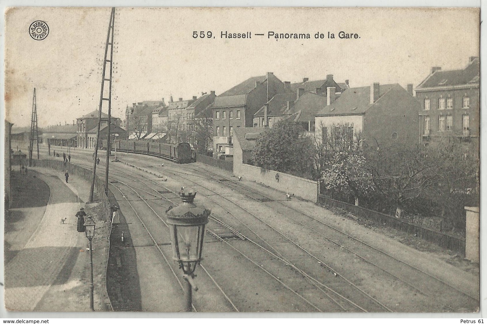 Hasselt - Panorama De La Gare (Statie - Station) 1911 - Hasselt